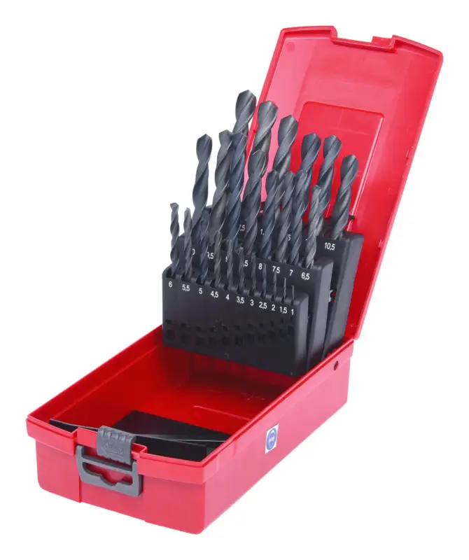 Angebot KS Tools HSS-R Spiralbohrer-Satz, Kunststoffkassette, 25-teilig, 1-13 mm
