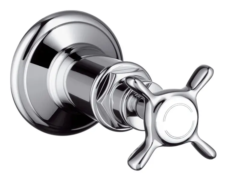 Wochenendangebot Axor Montreux Absperrventil Unterputz mit Kreuzgriff - Brushed Nickel