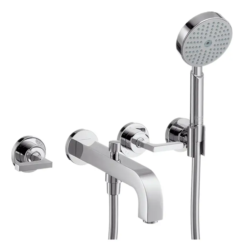 Knallerangebot Axor Citterio 3-Loch Wannenarmatur ohne Platte Unterputz mit Hebelgriff - Chrom