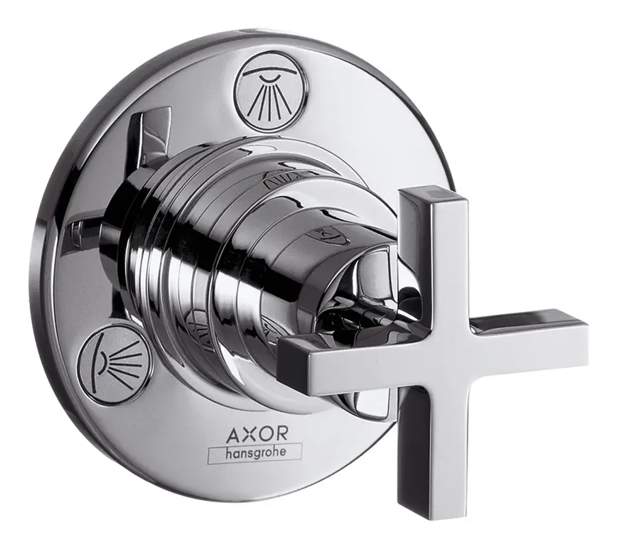 Axor Citterio Ab- und Umstellventil Trio / Quattro Unterputz mit Kreuzgriff - Chrom Mega-Angebot