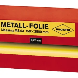 Geprüft Record Metallfolie Stahl unlegiert 150 x 2500 x 0,15 mm