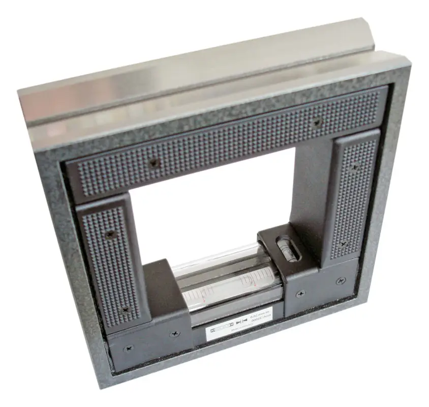 Röckle Rahmen-Richtwasserwaage 200 x 200 mm / Genauigkeit 0,1 mm/m Highlight