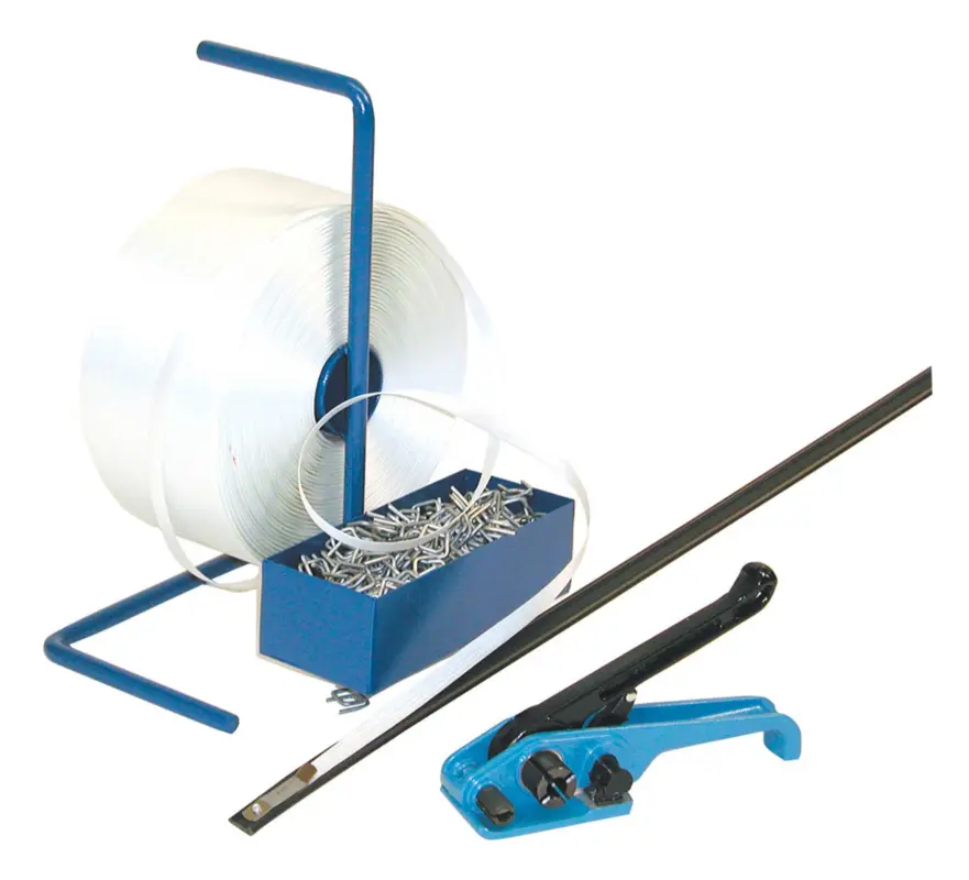 Top-Preis Banholzer & Wenz Umreifungs-Komplettsystem Polyesterband 25 mm verleimt