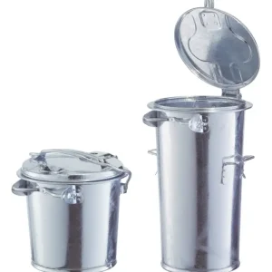 Neu Mülleimer ohne Bügel 65 l verzinkt