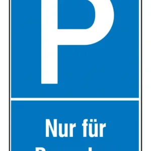 Saisonangebot SafetyMarking Parkplatzschild Nur für Besucher Kunststoff (Polystyrol)