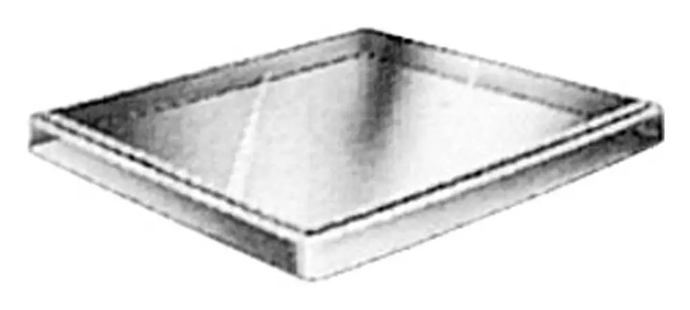 Top-Seller LA KA PE Deckel transparent für Einsatzkasten 49 x 49 mm(Verpackungseinheit: 25Stück)