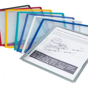 Preis Gesenkt Durable Sichttafeln schwarz Packung a 5 Stück