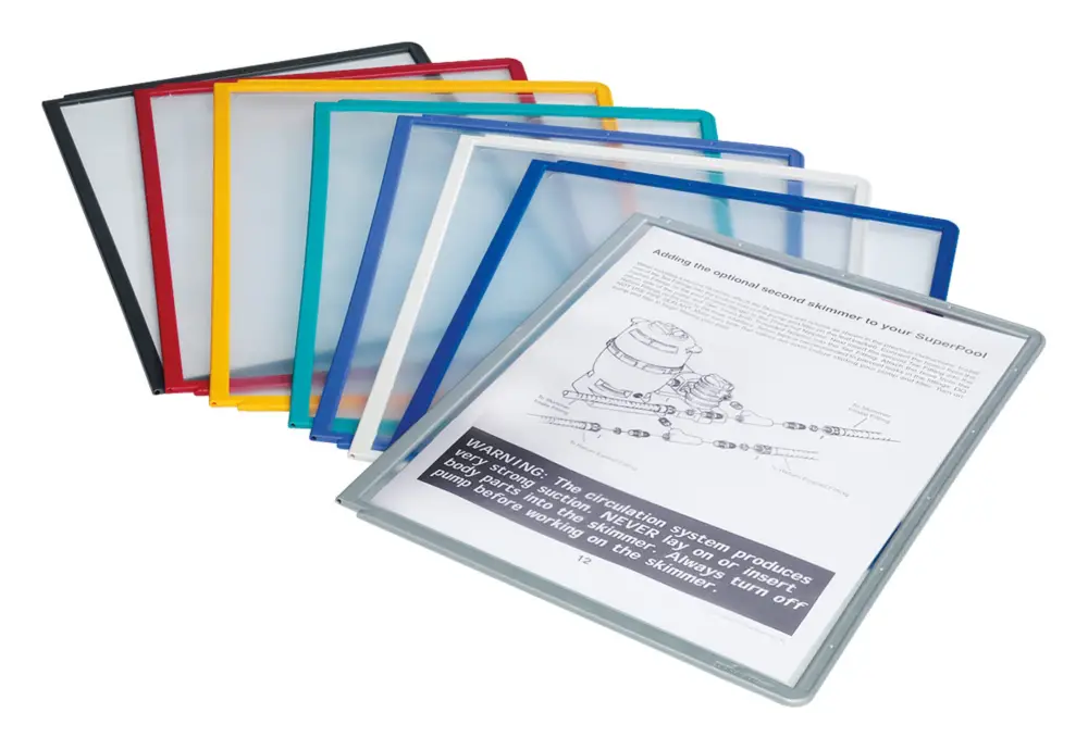 Preis Gesenkt Durable Sichttafeln schwarz Packung a 5 Stück