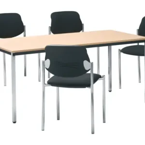 Knallerangebot Nowy Styl Tisch 1800 x 800 mm chrom / Buche