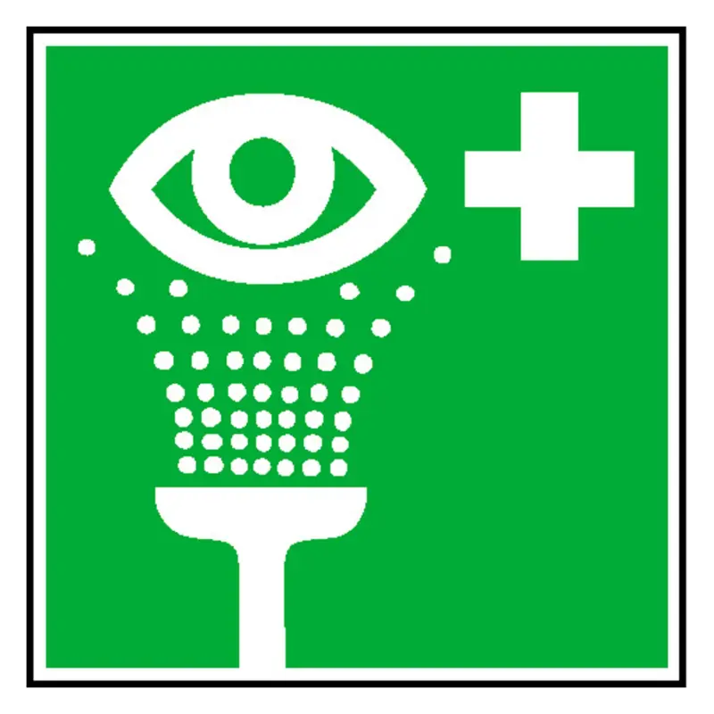 SafetyMarking Rettungsschild Folie Augenspül 150 x 150 mm Jetzt Kaufen