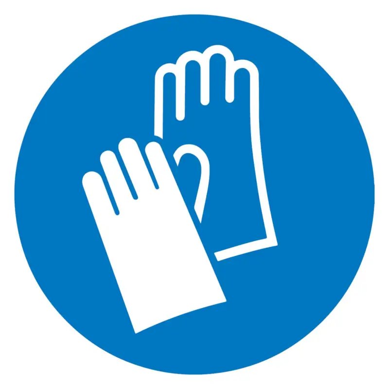 SafetyMarking Gebotsschild Alu geprägt Schutzhandschuhe D200mm Sonderangebot