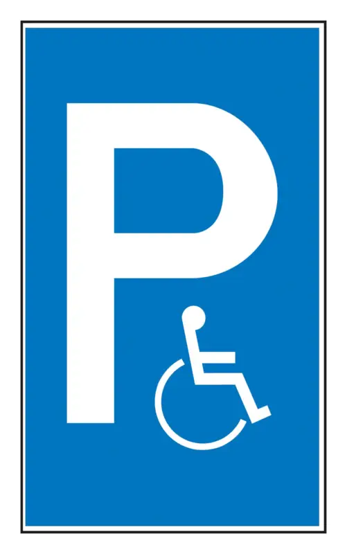 Nur Heute SafetyMarking Parkpl-Schild Rollst Alu 400 x 600 mm