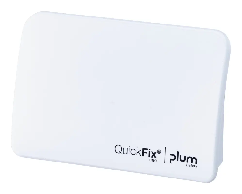 Markenware Plum Pflasterspender UNO Quickfix, weiß, leer