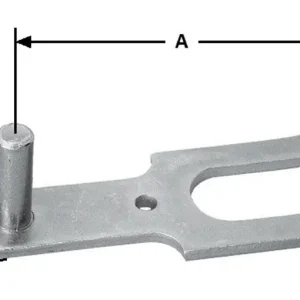 Direktkauf Pollmann Einmauer-Haken 1/2Stein D13mm hell verzinkt