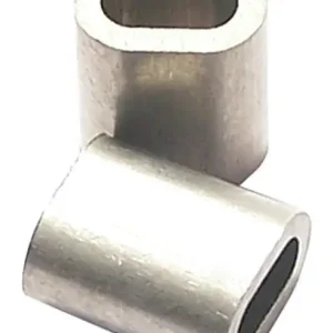 Preisreduziert Pösamo Aluminium-Pressklemmen Z5 für Drahtseil-Durchmesser 5 mm(Verpackungseinheit: 100Stück)
