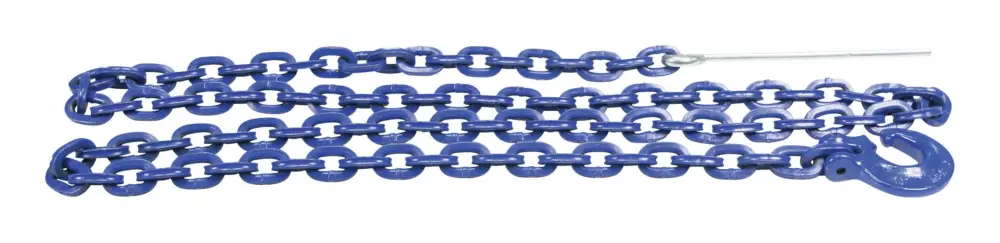 Pösamo Chokerkette (Sortiment) vergüteter Stahl blau 8 x 2500 mm Knallerangebot
