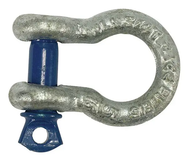 Jetzt Kaufen Pösamo Hochfeste Schäkel geschwarz vergüteter Stahl 5mm-3/16(Verpackungseinheit: 10Stück)