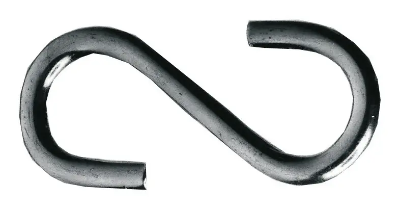 Pösamo Not S-Haken galvansich verzinkt 7,8 mm(Verpackungseinheit: 50Stück) Expressversand