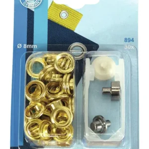Markenprodukt Pösamo Öse und Scheibe MS-blank (SB) 8 mm