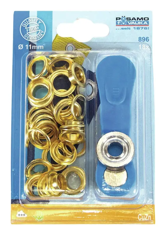 Pösamo Öse und Scheibe MS-vernickelt (SB) 11 mm Sichere Zahlung