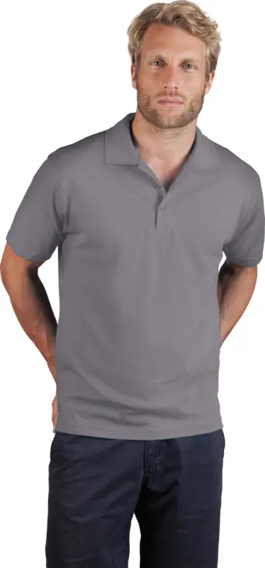 Promodoro Poloshirt, Größe XL, new light grey Neu