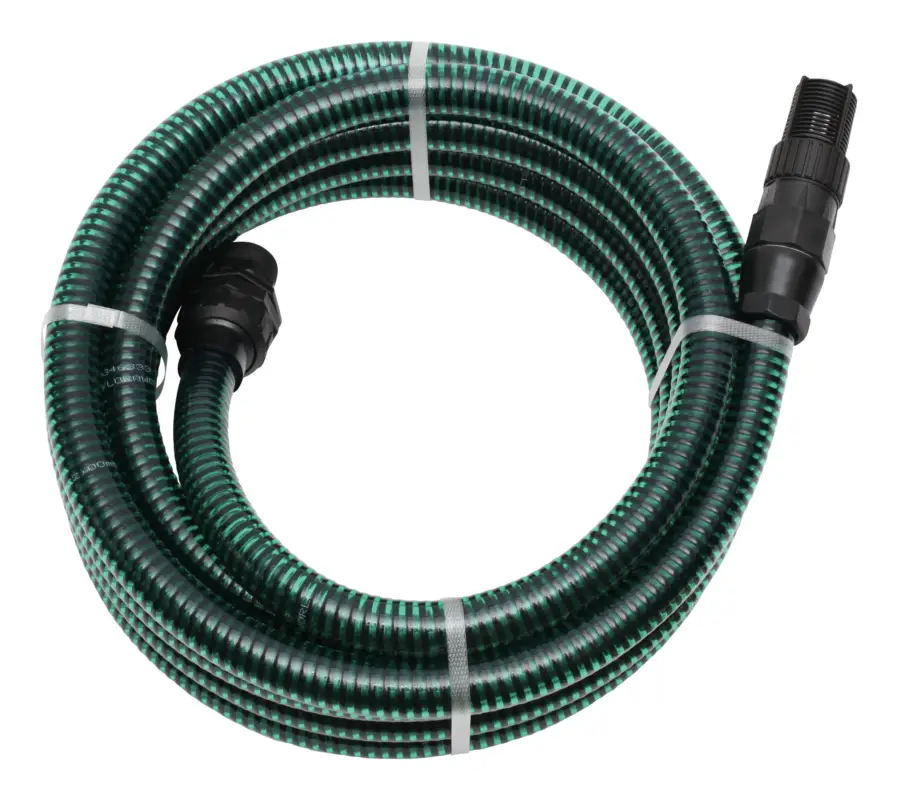 Rabatt Floraworld Schlauchgarnitur 4m, 1" PVC-Armatur, grün