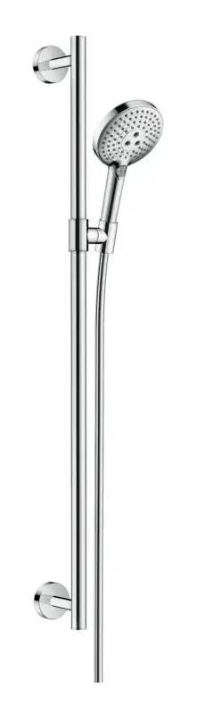 Neu Im Sortiment Hansgrohe Raindance Select S Brauseset 120 3jet mit Brausestange 900 mm - Weiß / Chrom