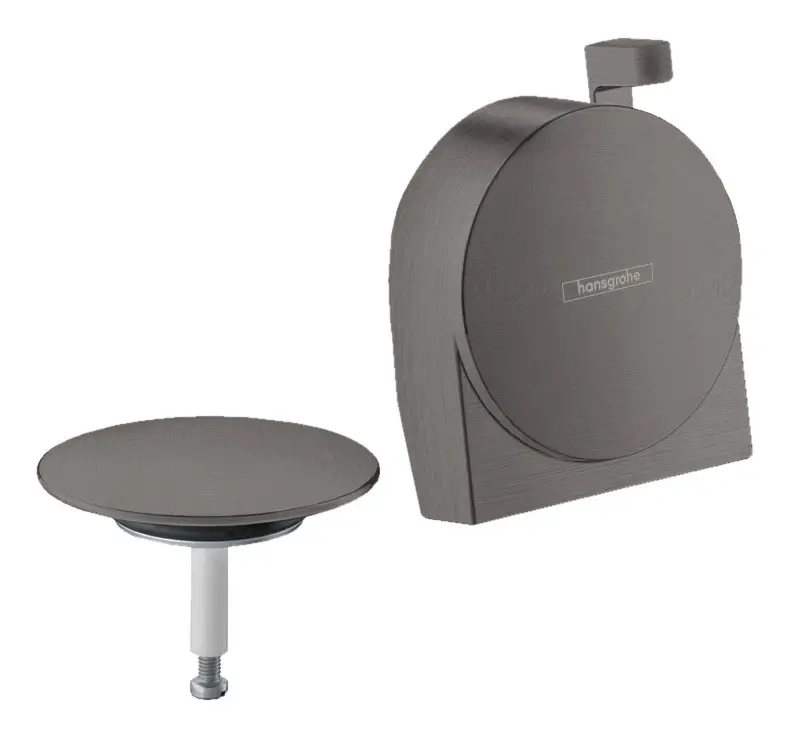 Hansgrohe Exafill S Fertigset Wanneneinlauf, Ablauf- und Überlaufgarnitur - Brushed Black Chrome Abverkauf