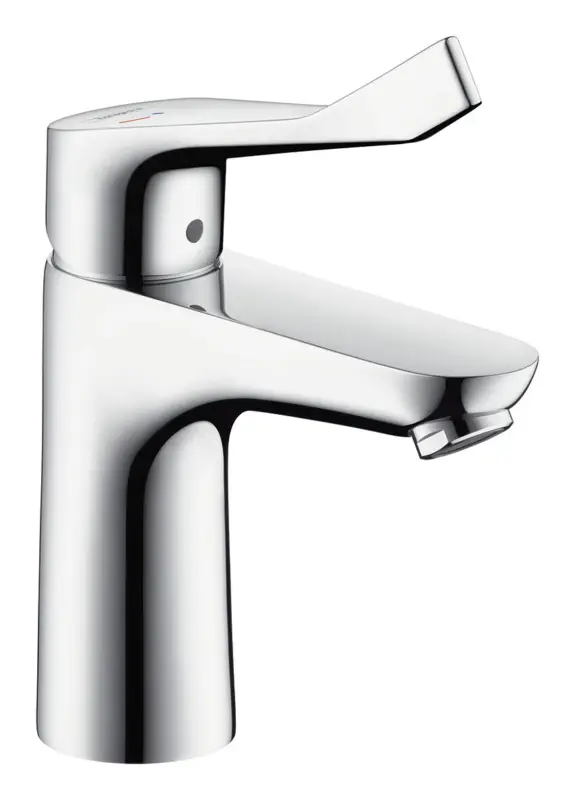 Hansgrohe Focus Einhebel-Waschtischmischer 100 CoolStart mit Comfortgriff - Chrom Markenprodukt