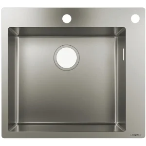 Ausverkauf Hansgrohe S71 Einbauspüle S712-F450 - Edelstahl