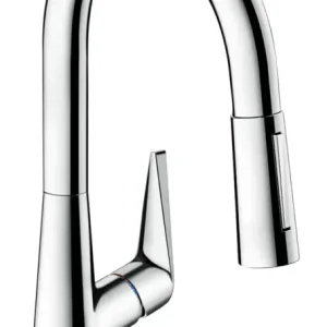 Aktuell Hansgrohe Talis M51 Einhebel-Küchenmischer 160 2jet mit Ausziehbrause und sBox - Chrom