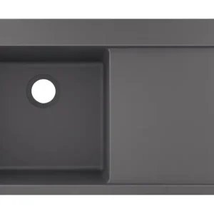 Angebot Hansgrohe S51 Einbauspüle S5110-F450 mit Abtropffläche rechts - Steingrau