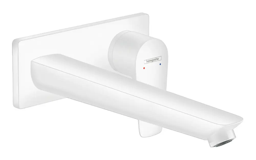 Highlight Hansgrohe Talis E Einhebel-Waschtischmischer Unterputz Ausladung 225 mm - Mattweiß