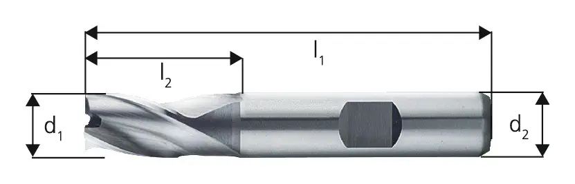 Forum 3-Schneiden-Langlochfräser D327K HSSE 12 mm Heißes Angebot
