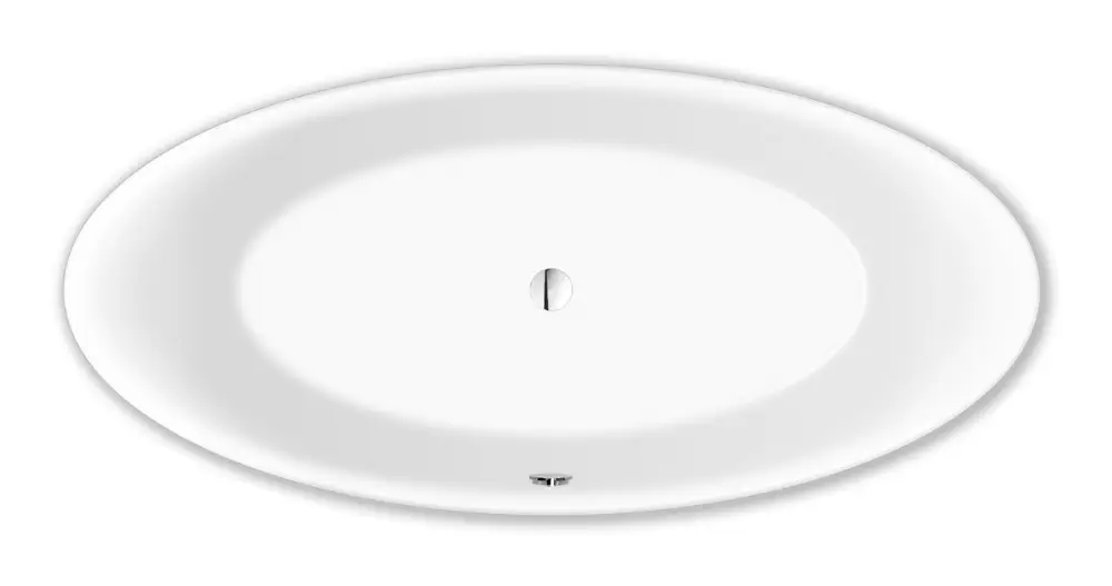 Repabad Ferrara F Ovalbadewanne 180 x 85 cm Freistehend - Weiß Markenprodukt