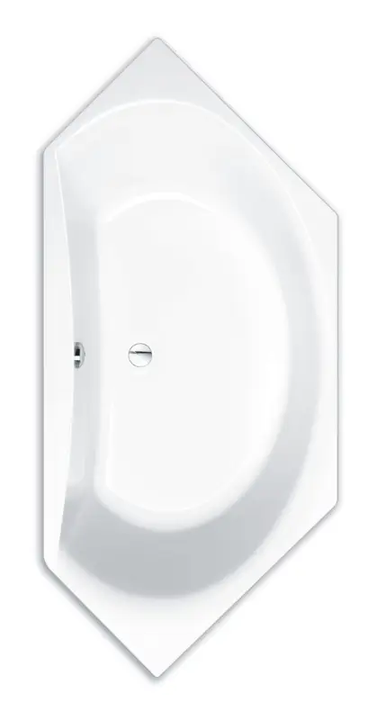 Aktuell Repabad Kiruna Achteckbadewanne 195 x 90 cm - Weiß
