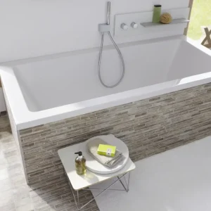 Expressversand Repabad Livorno Rechteckbadewanne 190 x 80 cm - Weiß