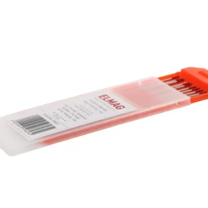 Wolfram-Elektrode Type 'E-WT 20', 'rot' 1,6 x 175 mm - Universal, W 98% + 2 % ThO2 10 Stk. Packung - SB Saisonangebot