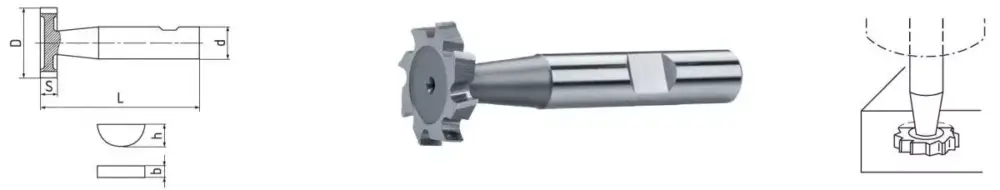 Jetzt Kaufen HSS Co5-Schlitzfräser DIN 850 Ø 7,5 x 2,0 mm