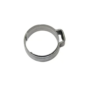 Abverkauf 1-Ohr Klemme mit Einlagering 8,2 - 9,5 mm Edelstahl (W4)