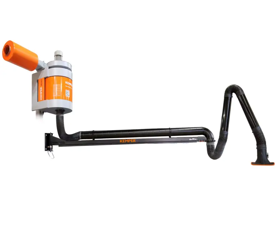 Nur Für Kurze Zeit Absauganlage, MaxiFil, stationär Absaugarm Ø 150mm/7m in Rohrausführung, Absaugl. mit Arm max. 1.000 m³/h ~ 1,5 kW ~ 3x400 V(Type 65 850 111)