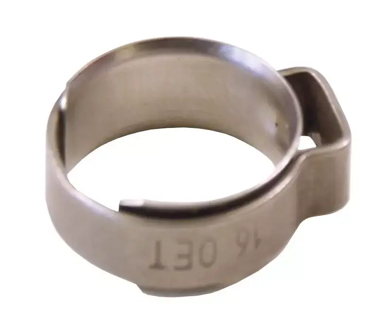 Neu Im Sortiment 1-Ohr Klemme mit Einlagering 12,3 - 14,3 mm Edelstahl (W4)- Ersatz ist Art. Nr.: 42732!