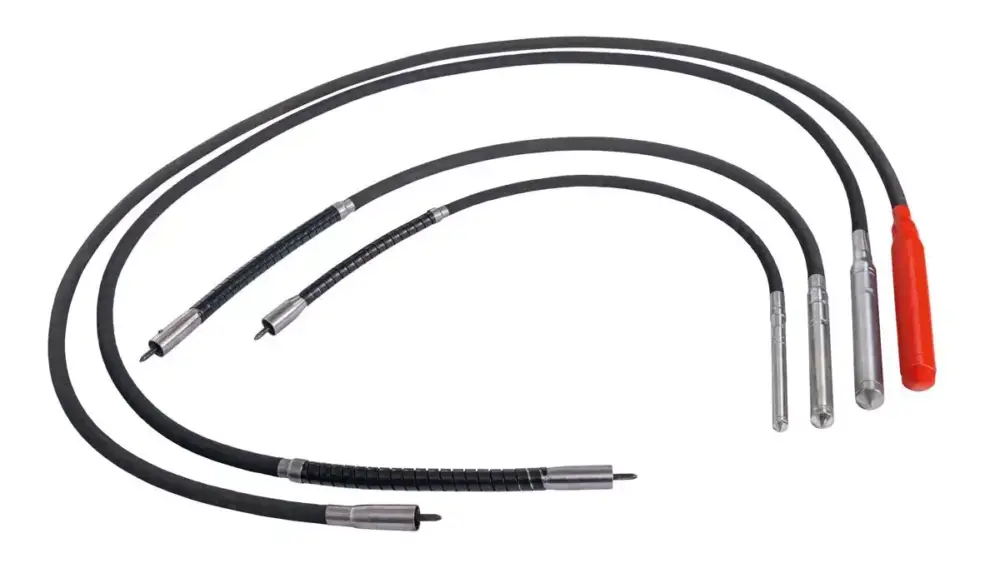 Rüttelflasche Ø 38 mm, Schlauchlänge 1,5 m, Kopflänge 455 mm, Gewicht 6 kg(nur in Verbindung mit Flaschenrüttler Art.Nr. 63120 verwendbar) Kracherpreis