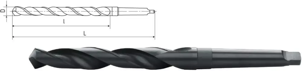 Abverkauf HSS-Spiralbohrer mit Morsekegel DIN 345 Ø 39,0 mm