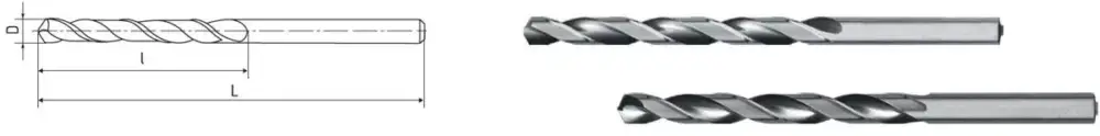 Begrenztes Angebot HSS Co5-Spiralbohrer DIN 340 Ø 5,0 mm (lang)