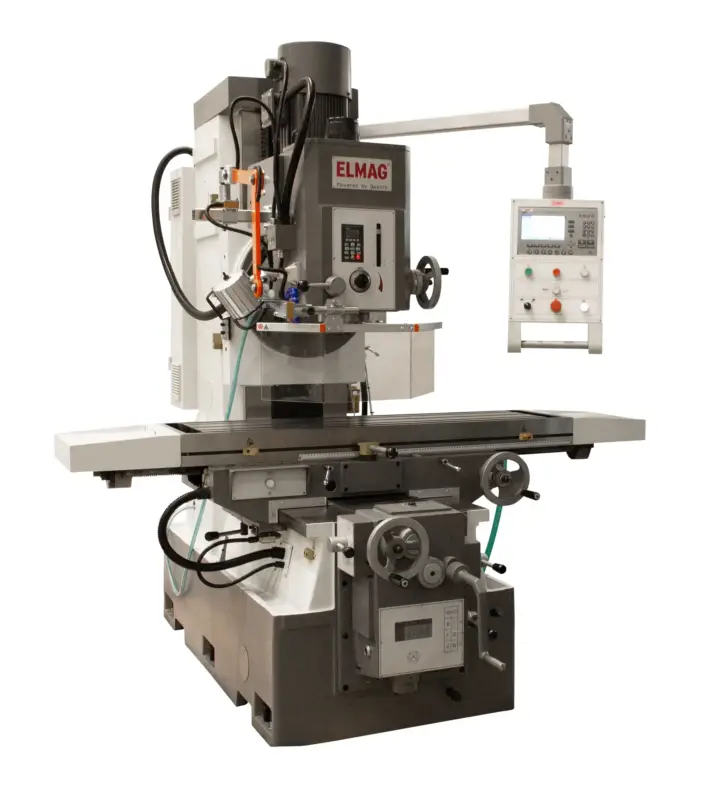 Bestseller Universal-Bettfräsmaschine UBF 140 V inkl. 3-Achs-PositionsanzeigeBetriebsbereit: inkl. Ölfüllung, entkonserviert (entfettet), komplett montiert und Probelauf durchgeführt