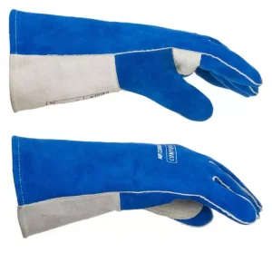 5-Finger-Schweißerhandschuhe WELDAS 10-2087 L MIG/MAG/MMA aus Spalt-Rindsleder, L=35 cm, Gr. 9 (1 Paar) Neu