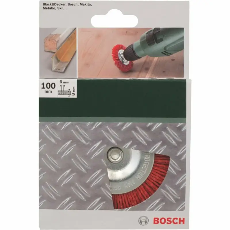 Nur Für Kurze Zeit Bosch 2609256537Scheibenbürste Nylondraht, SiC beschichtet, ø 100 mm, 6 mm