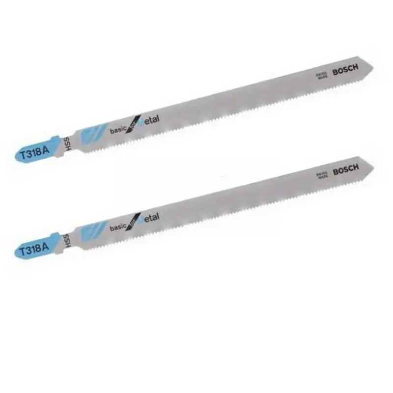 2 Stk BoschMetal Stichsägeblatt T318A HSS Neue Kollektion