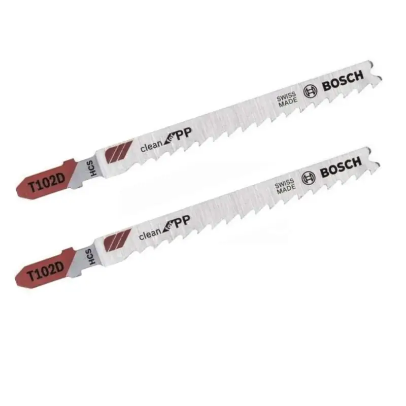 2 Stk. Bosch Stichsägeblatt Kunststoff T102D Neue Kollektion